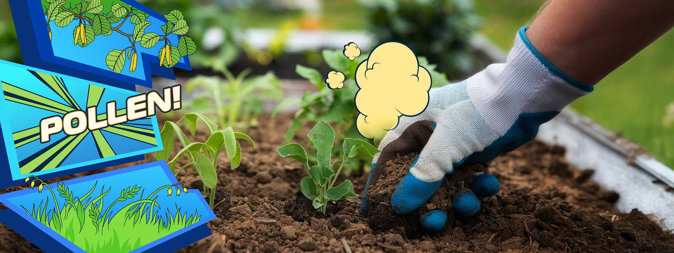 Gartenarbeit mit Allergien